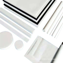 raw materials   sheet rod tube PTFE  black WHITE plastic plate